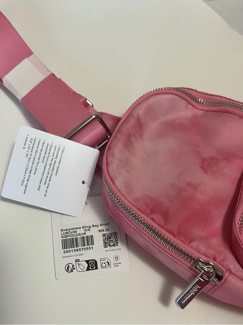 lululemon athletica compact pink